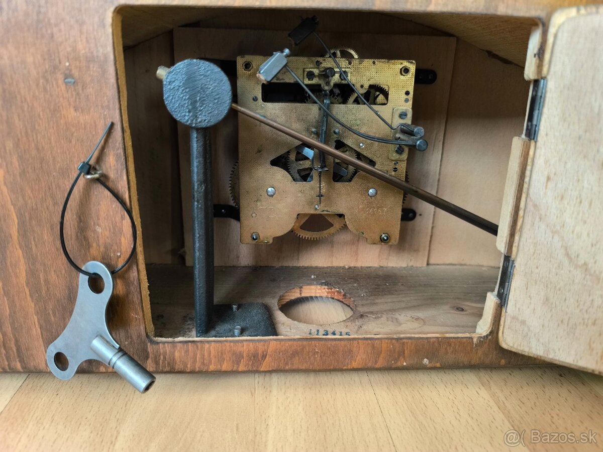 Starožitné krbové hodiny - 6