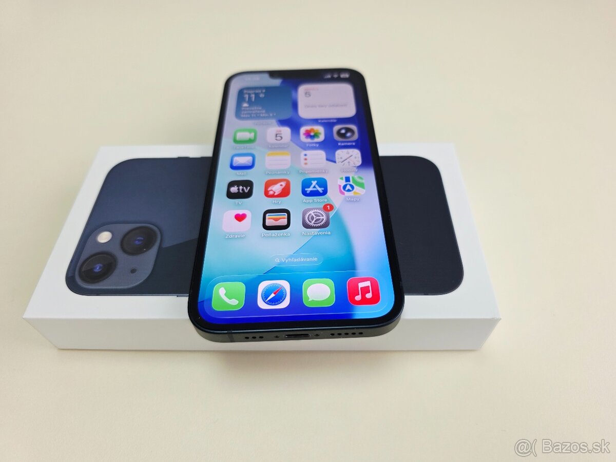 APPLE IPHONE 13 128GB MIDNIGHT BATERKA 100% - 6