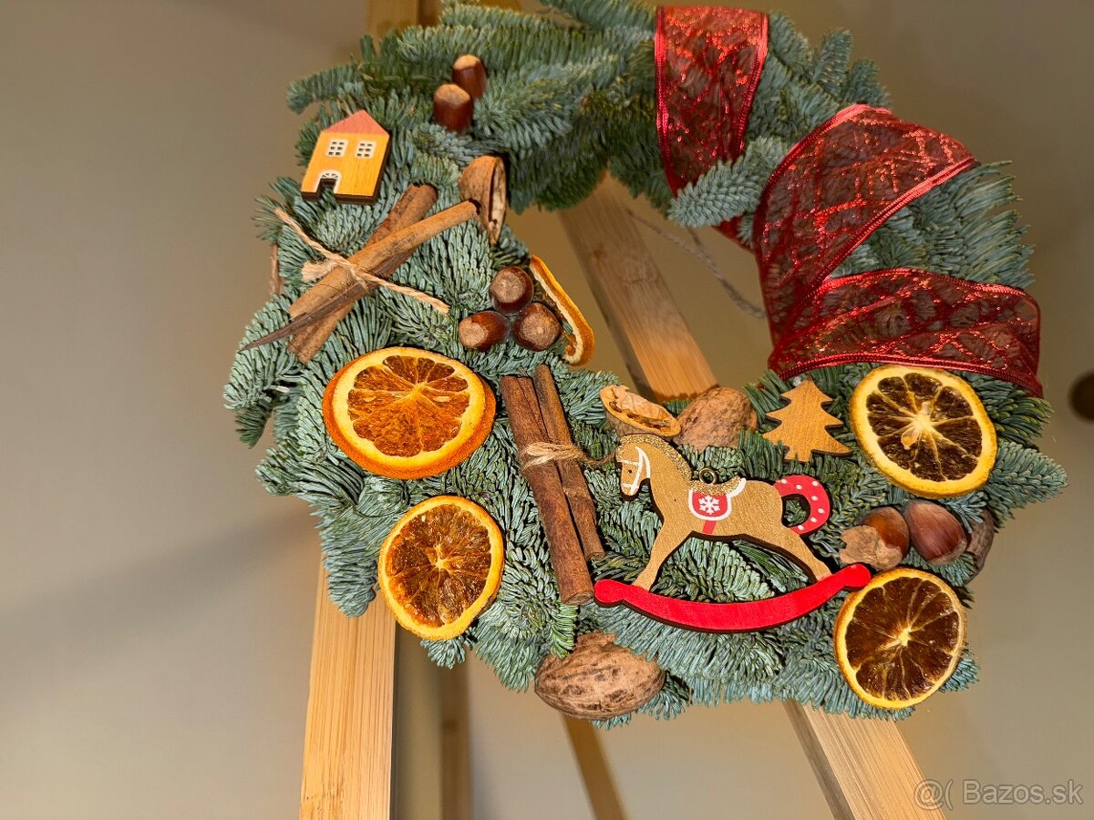 Vianočný veniec na dvere - 6
