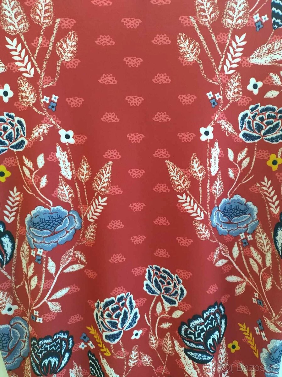 Dámska červená blúzka/halenka/tričko s krátkym rukávom (Rain - 6