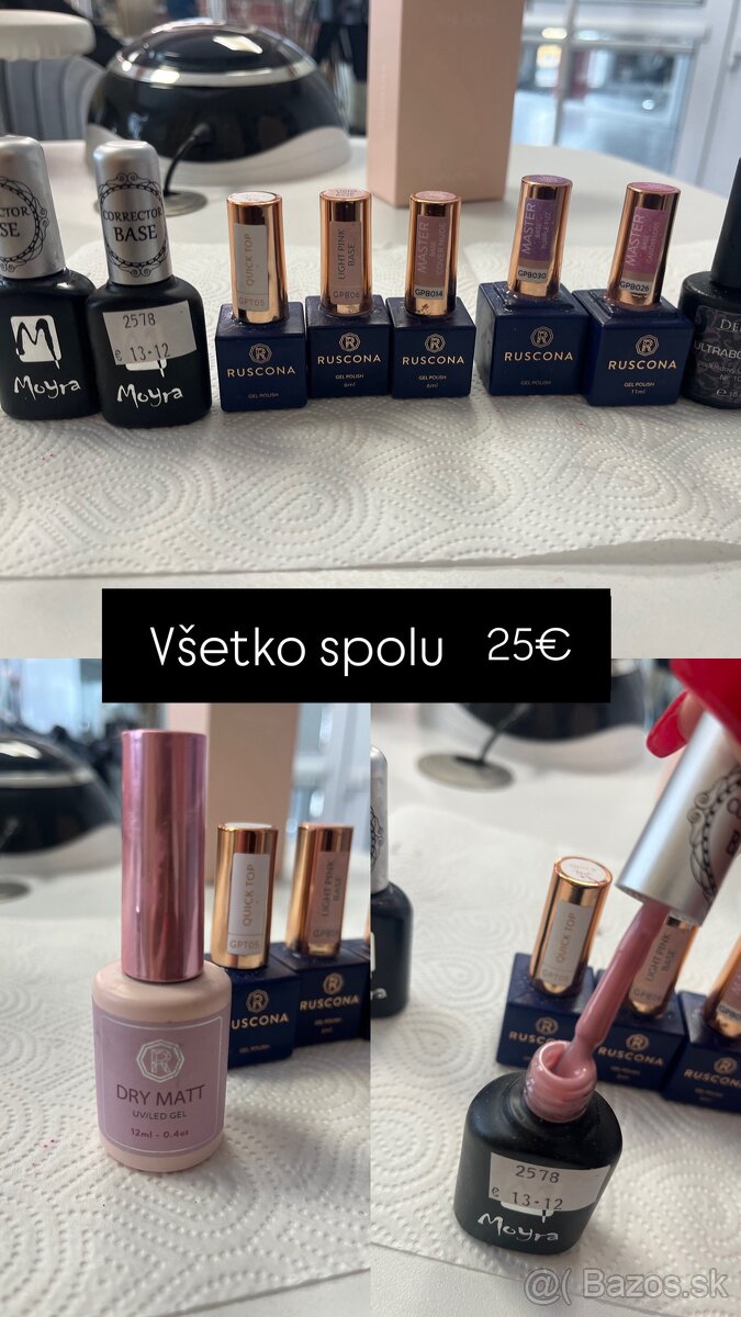 Manikersky stol + materiál na nechty - 6