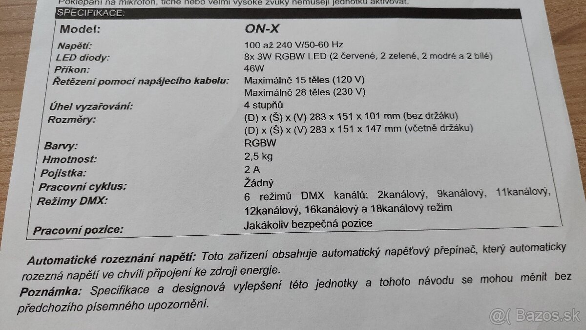 Svetelné efekty. - 6