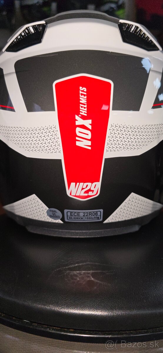 Moto prilby NOX N129 Triom. XXL - 6