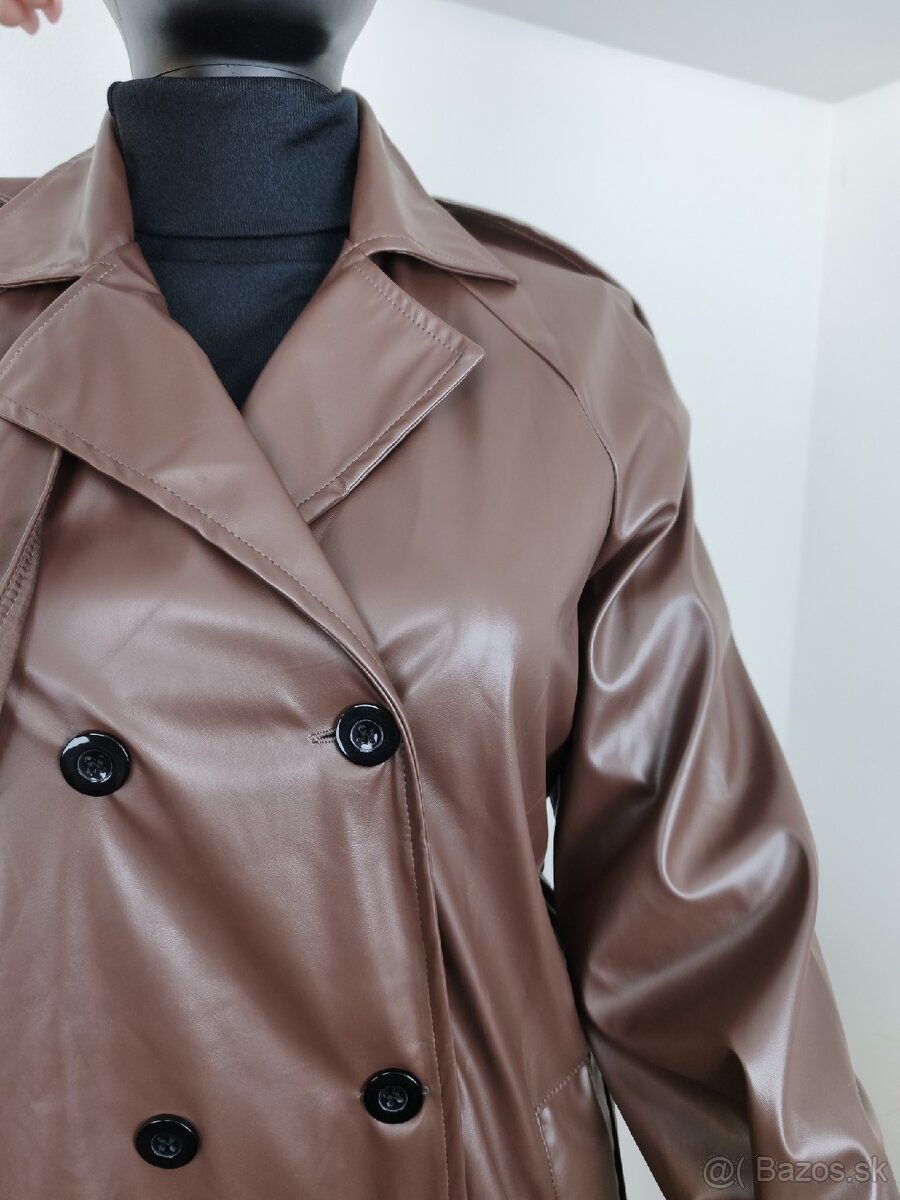Dámsky kožený kabát - 6