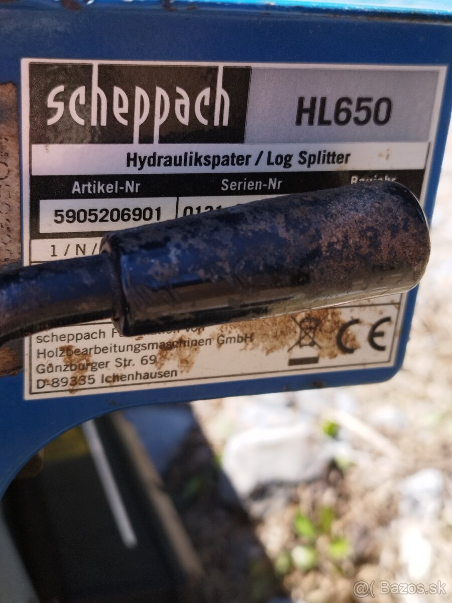 Stiepacka scheppach HL650 na diely - 6