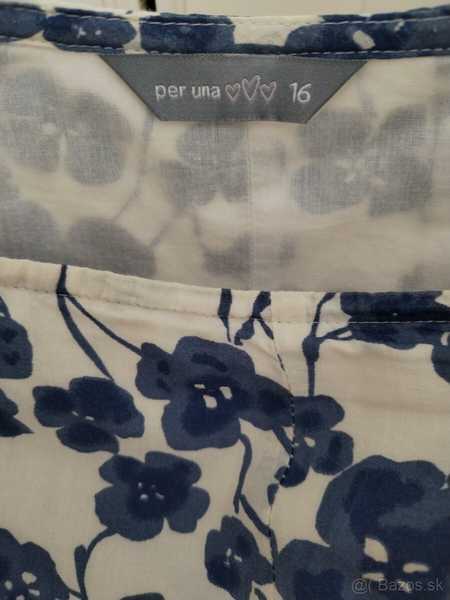 bavlnena sukňa modrá M&S - 6