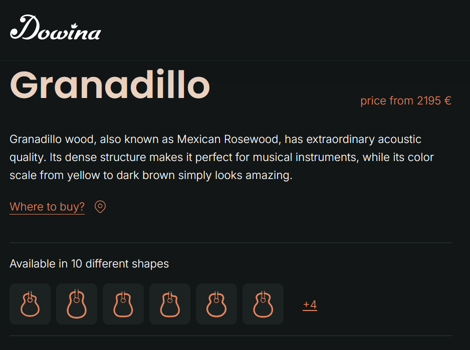 Gitara Dowina Granadillo DC-ds - 6