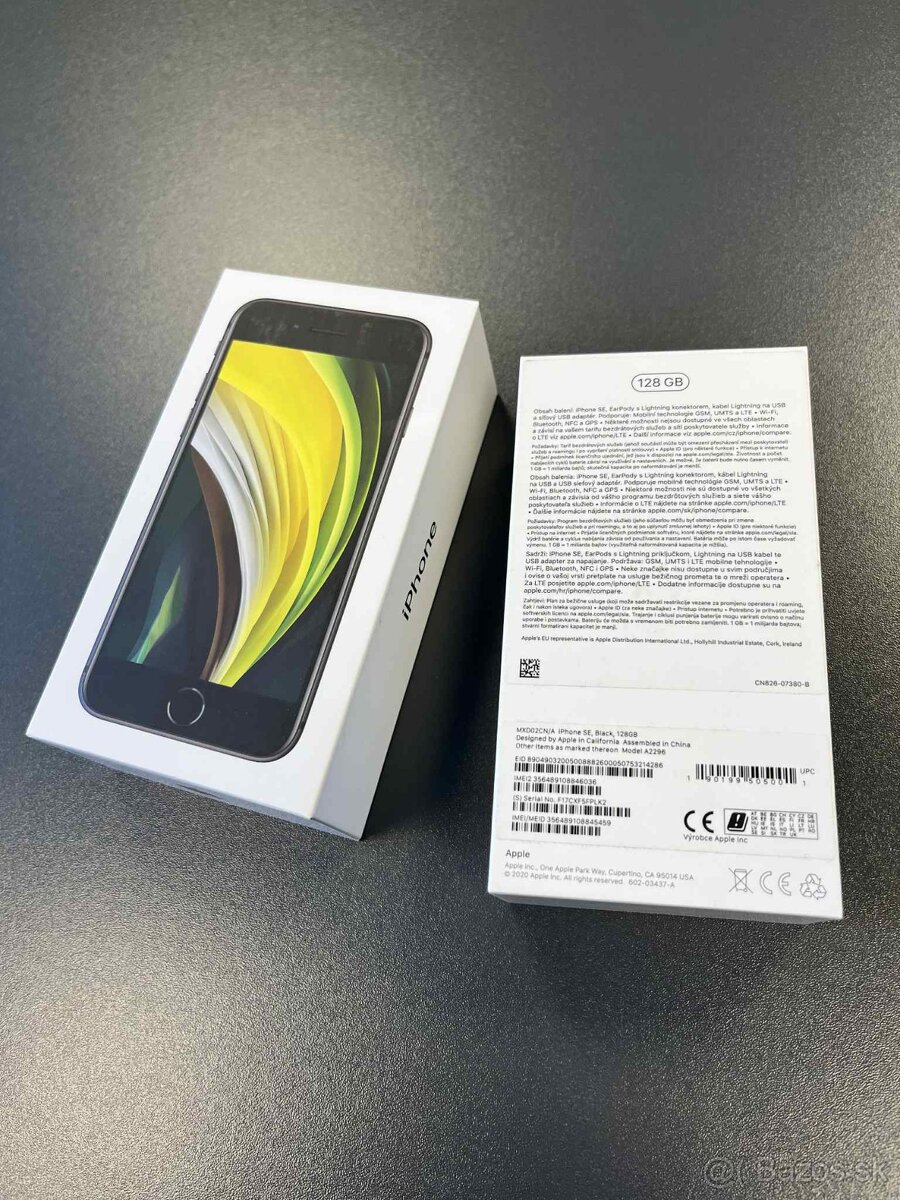 iPhone SE, Black 128GB - 6