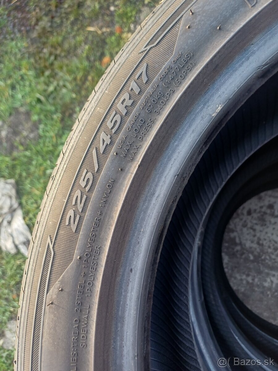 225/45 r17 letné pneumatiky, Hankook - 6