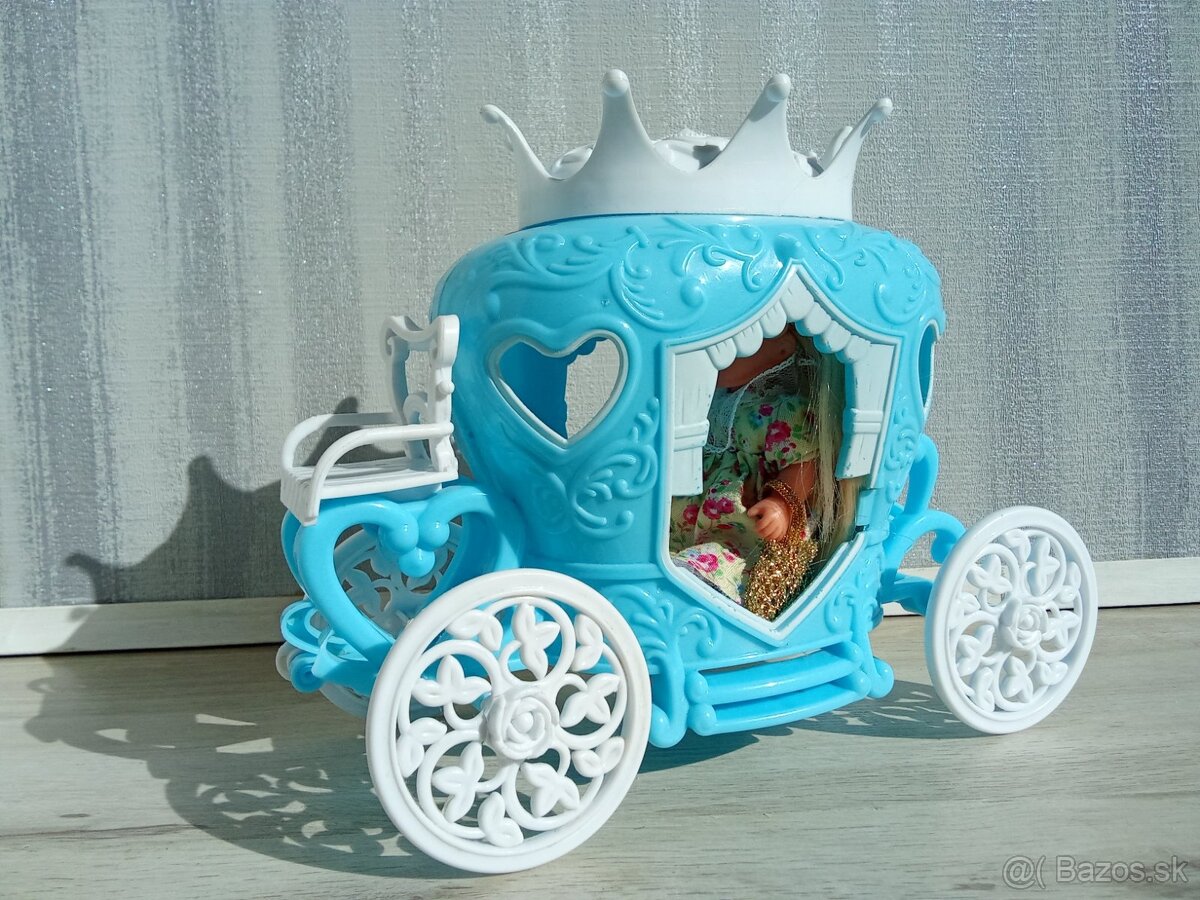 Malá princezná, koč, dva kone a doplnky - 6