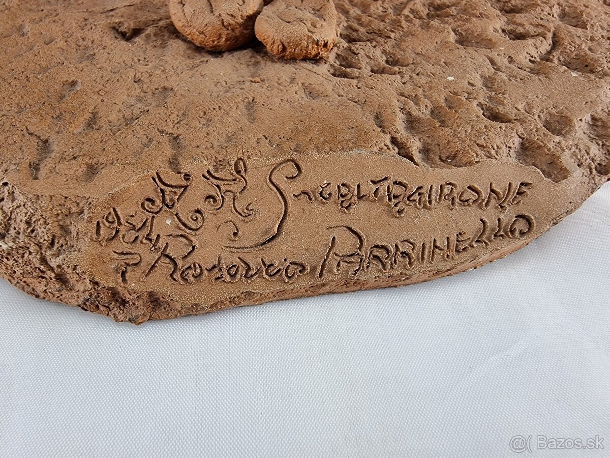 Starožitné terakotové súsošie - 32 /32 cm - 6