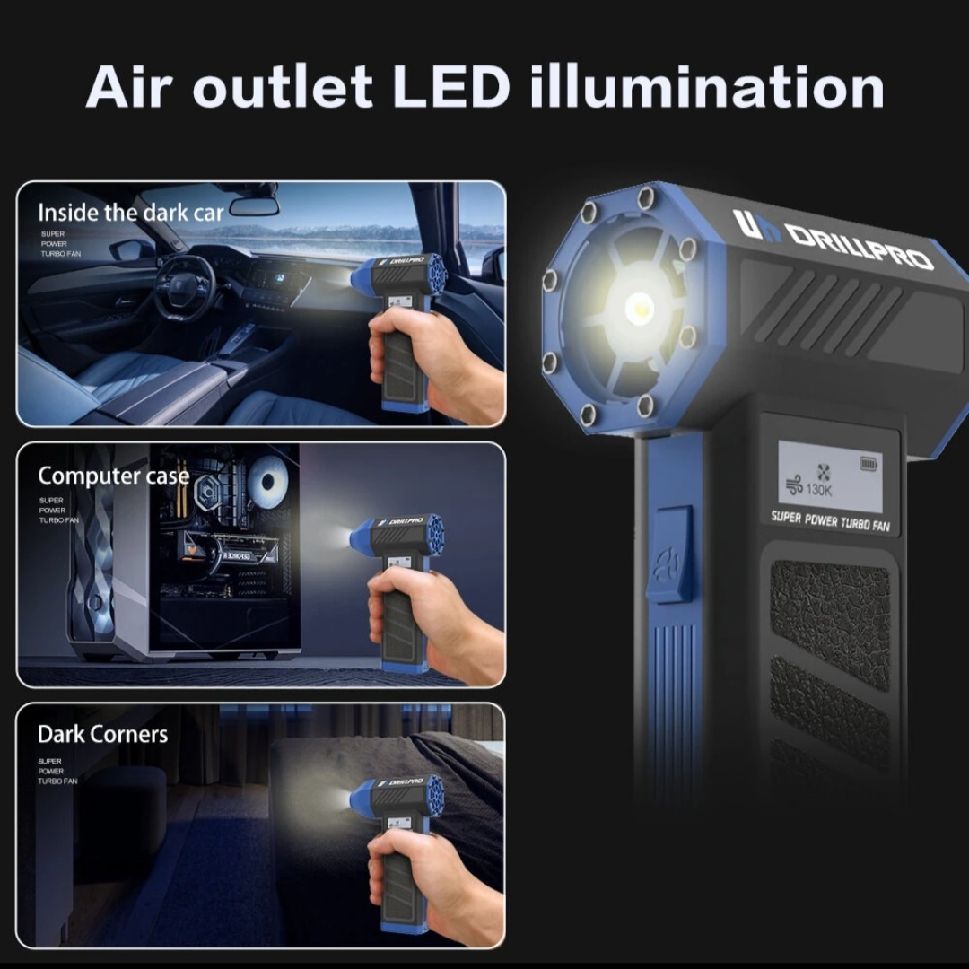 Vynikajúci Turbo Fan Drillpro až 130000 ot. + Vysávací Modul - 6