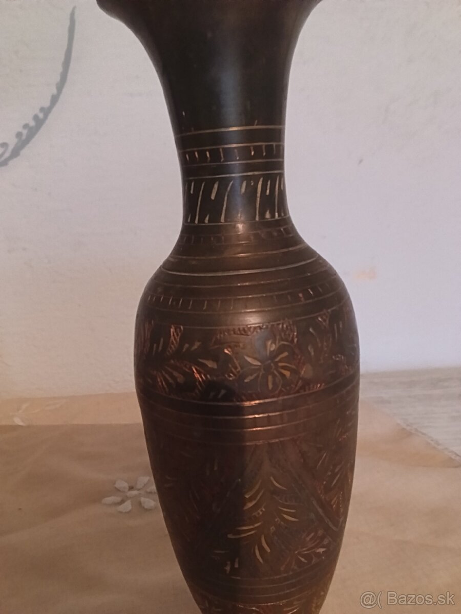 Červená a medená vaza - 6