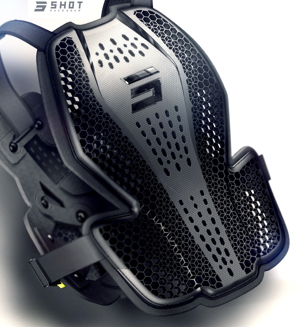 ľahký priedušný nastaviteľný chránič shot homol. EN1621-2 - 6