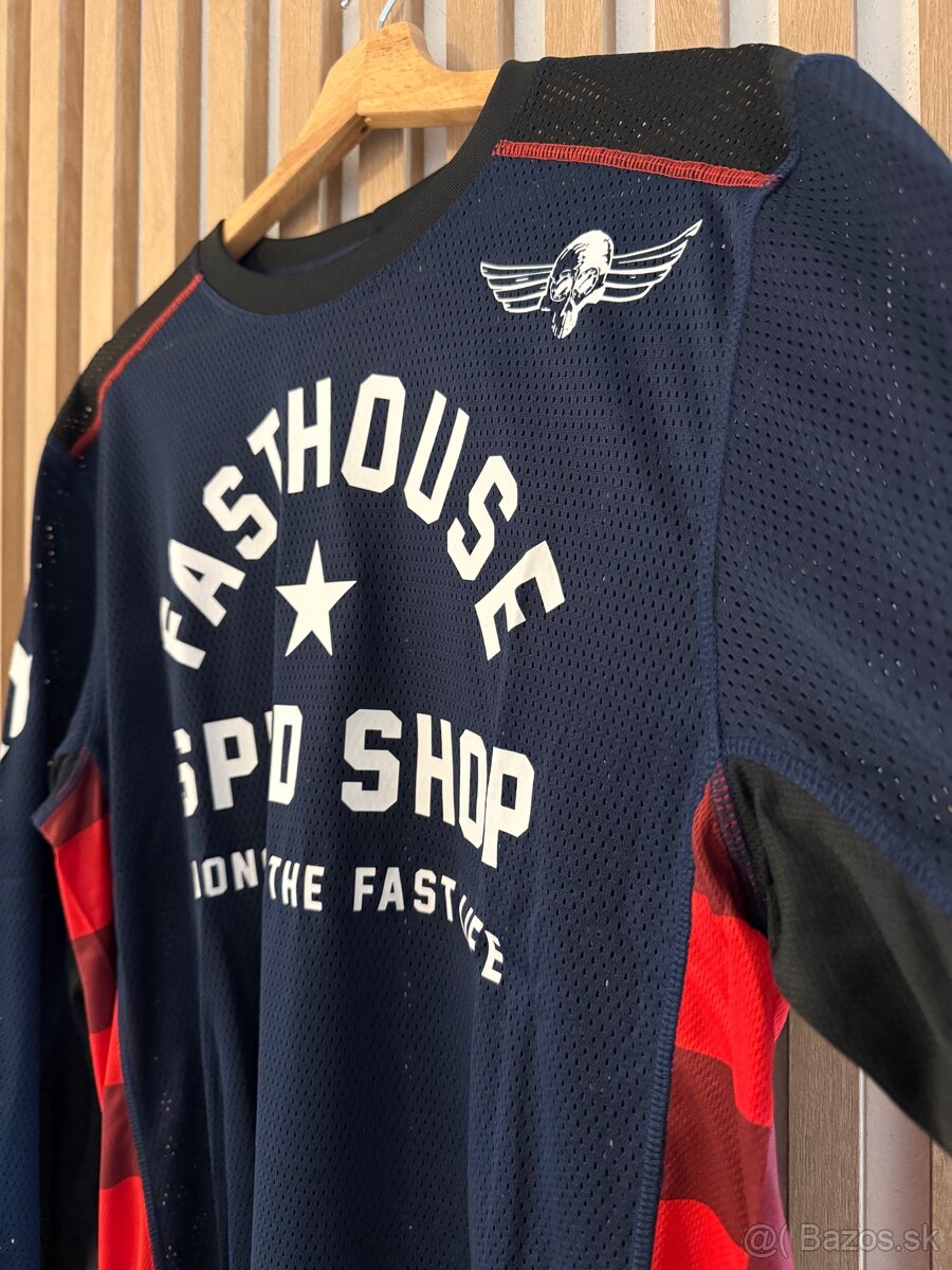 Dres Fasthouse, Originals Air Cooled Jersey - Navy/Black - 6