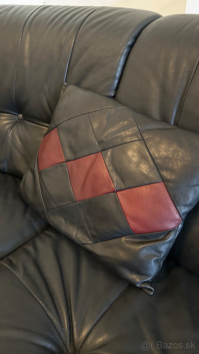 Kožená sedacia súprava + 2 kreslá – pravá koža - 6
