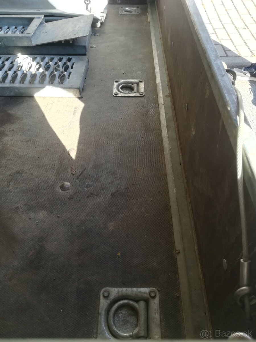 Privesny vozik 1000kg, brzdeny - 6