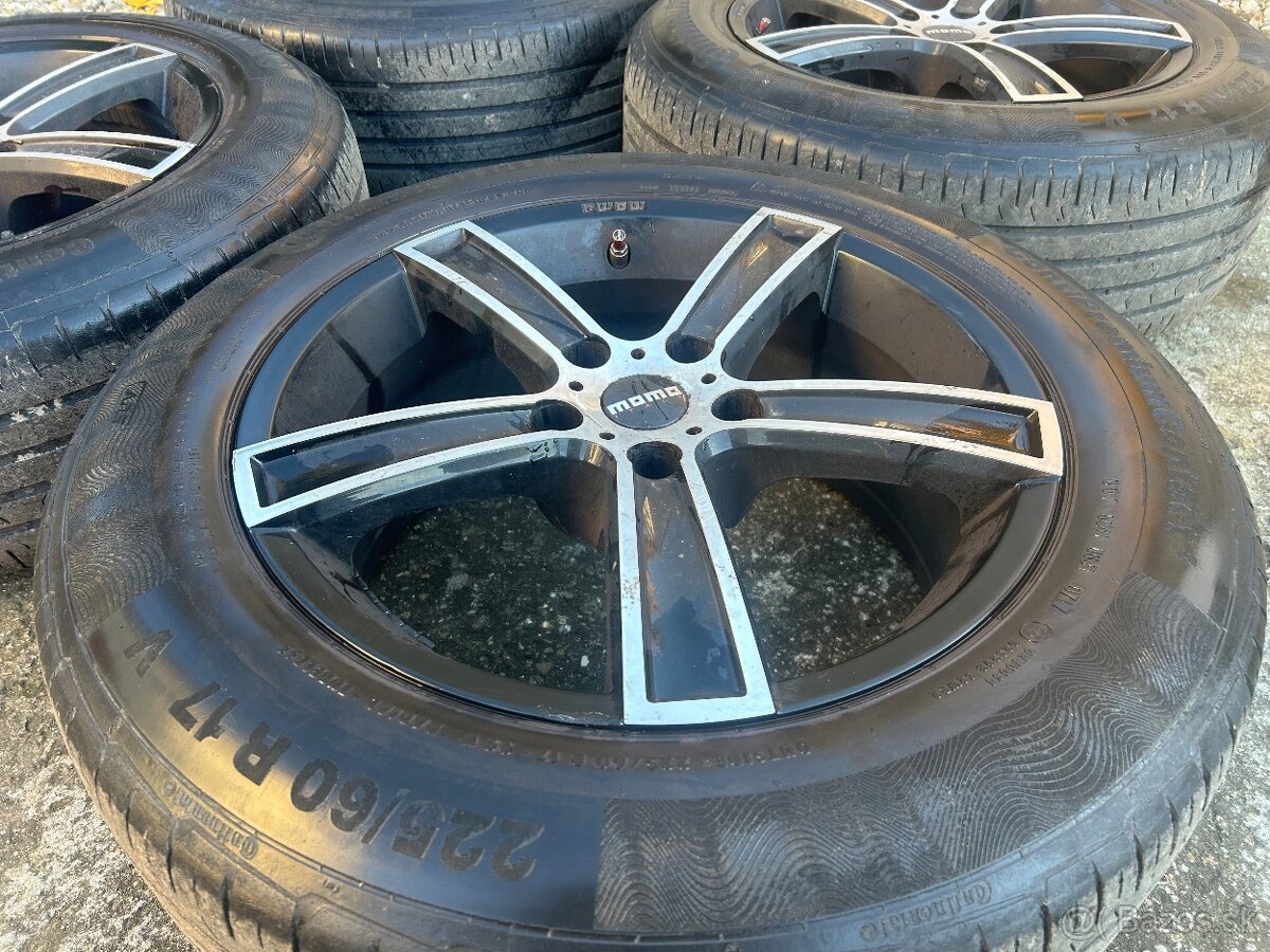 225/60R17 5x114.3 8J ET38 stred 67.1mm - MOMO ITALY - 6