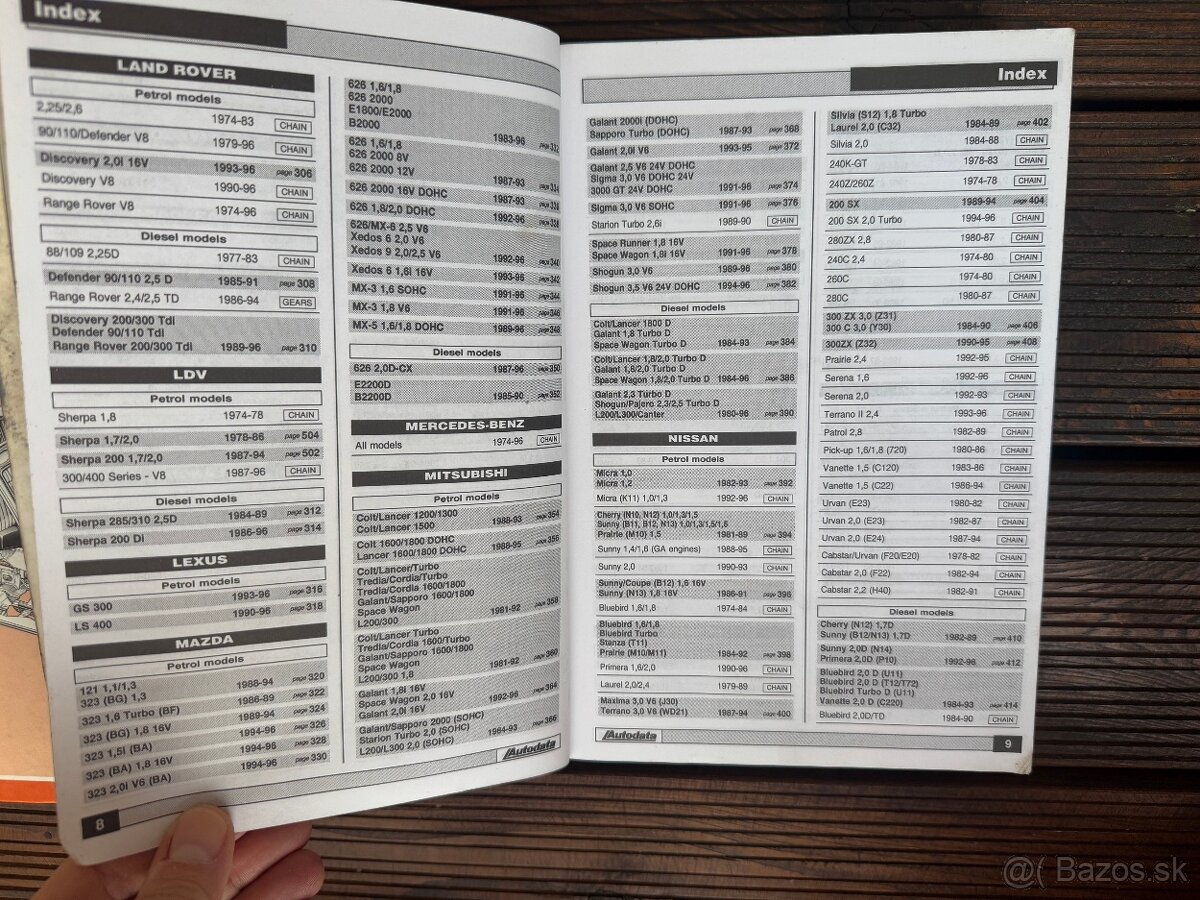 AUTODATA montážní data rozvodové řemeny originalni manual - 6