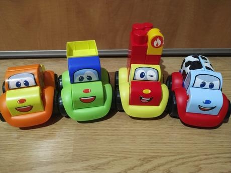 Maxi lego autíčka 4ks - 6