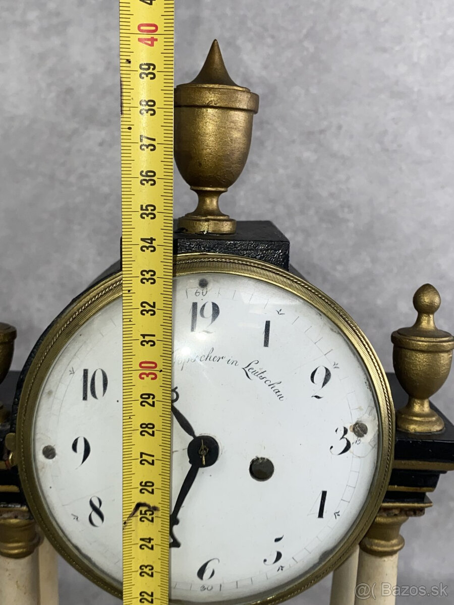 Empírové stlpikové hodiny - 6