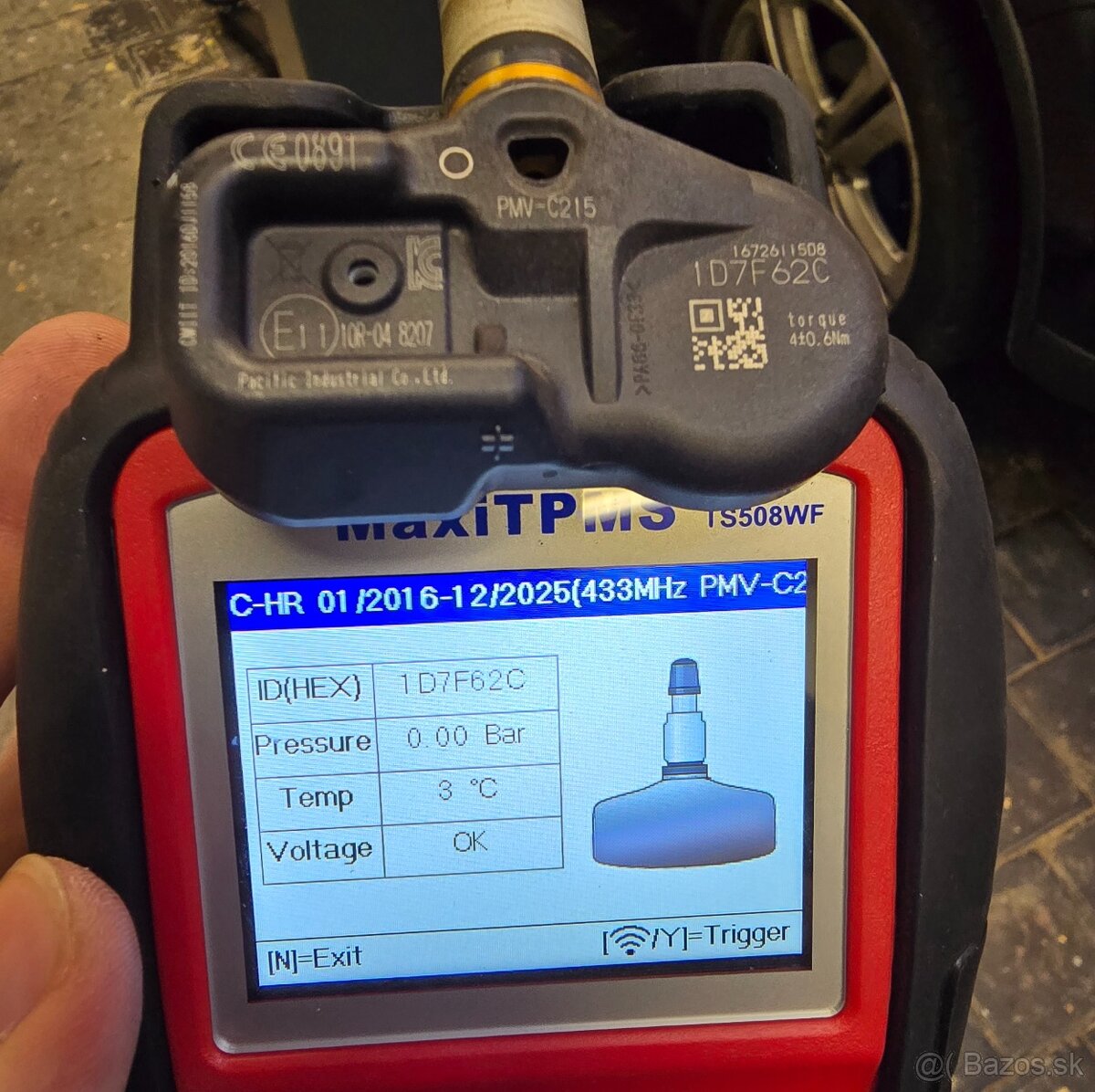 Senzory tlaku (TPMS) TOYOTA/LEXUS - 6