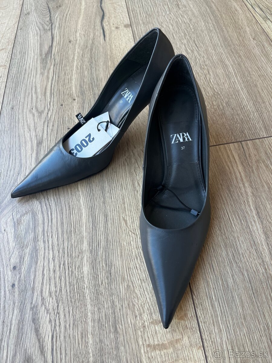 Kožené lodicky ZARA nové - 6