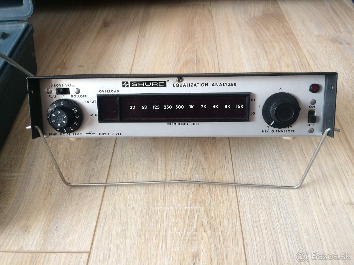 Predám Shure equalization analyser - 6