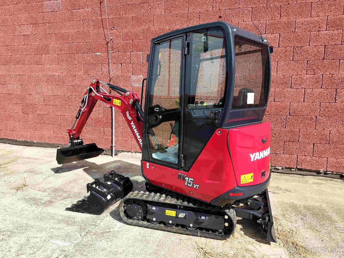 minibager YANMAR SV15VT rypadlo (1,7 ton) RV2024 záruka - 6