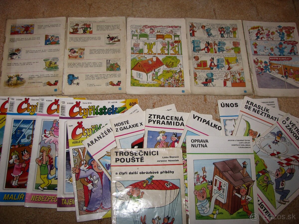 MICKEY MOUSE , čtyřlístek, komixy, časopisy - 6