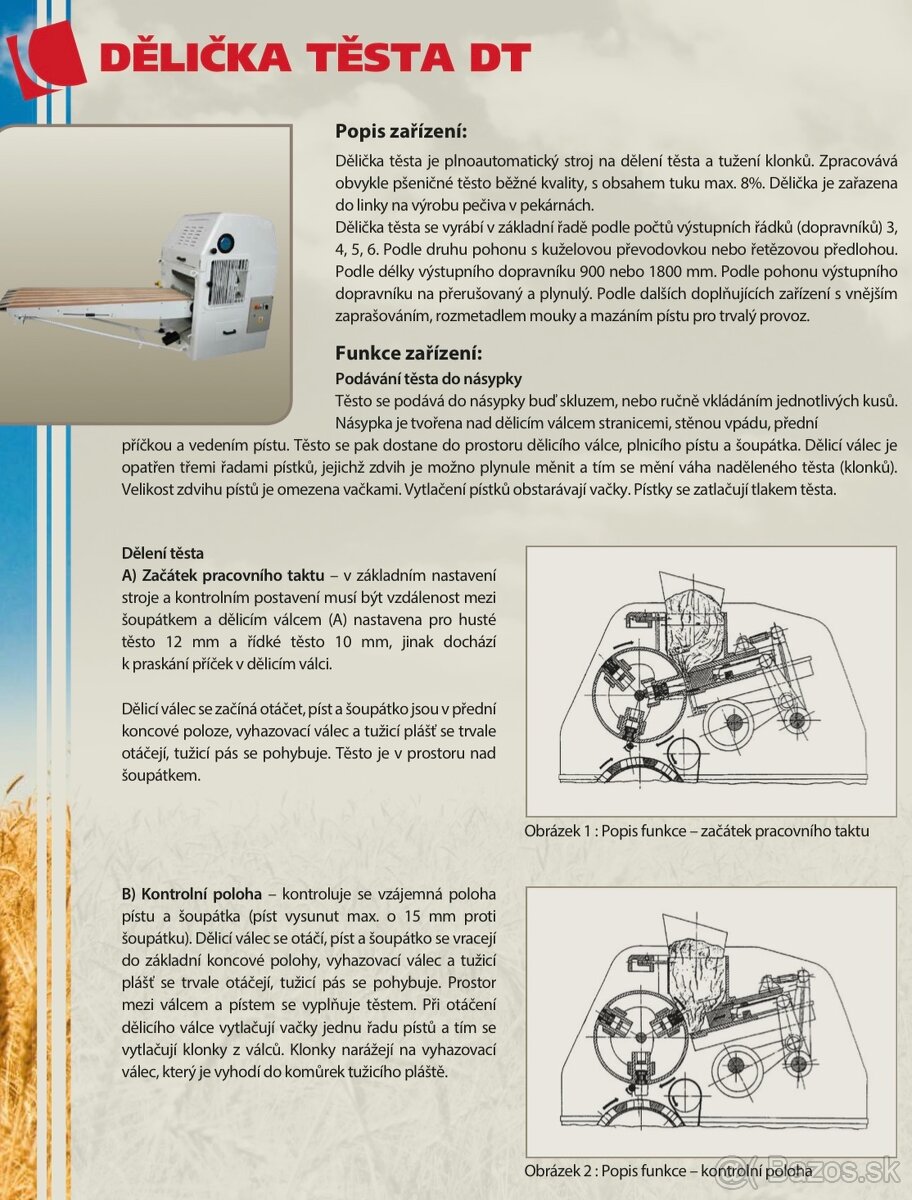 DĚLIČKA TĚSTA MULTIMAT DT6 - 6