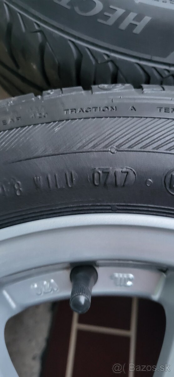 Predám alu disky 4x100 R14+ pneu - 6