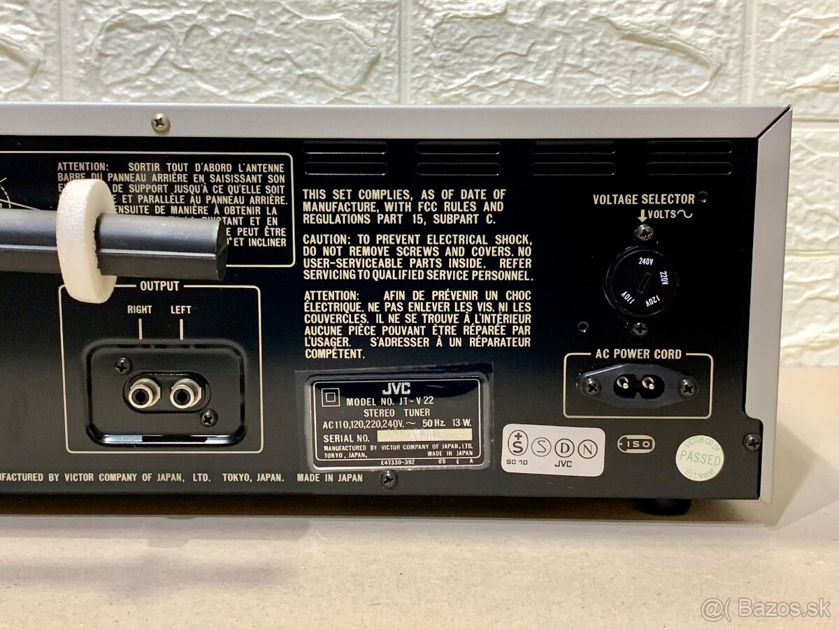JVC JT-V22 …. FM/AM stereo tuner - 6