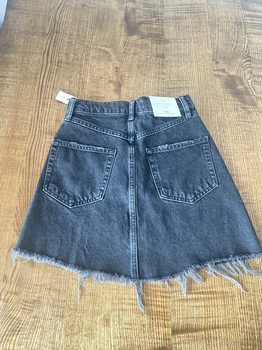 ZARA sukňa S sivá - 6