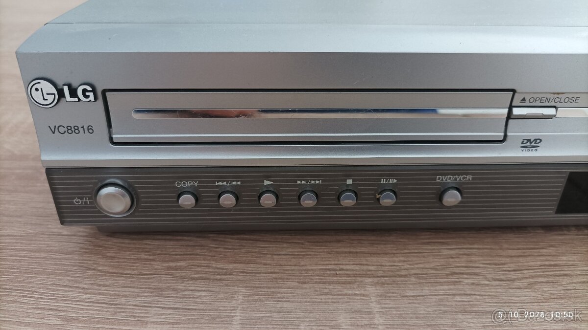 Predám DVD, VHS recorder LG - 6