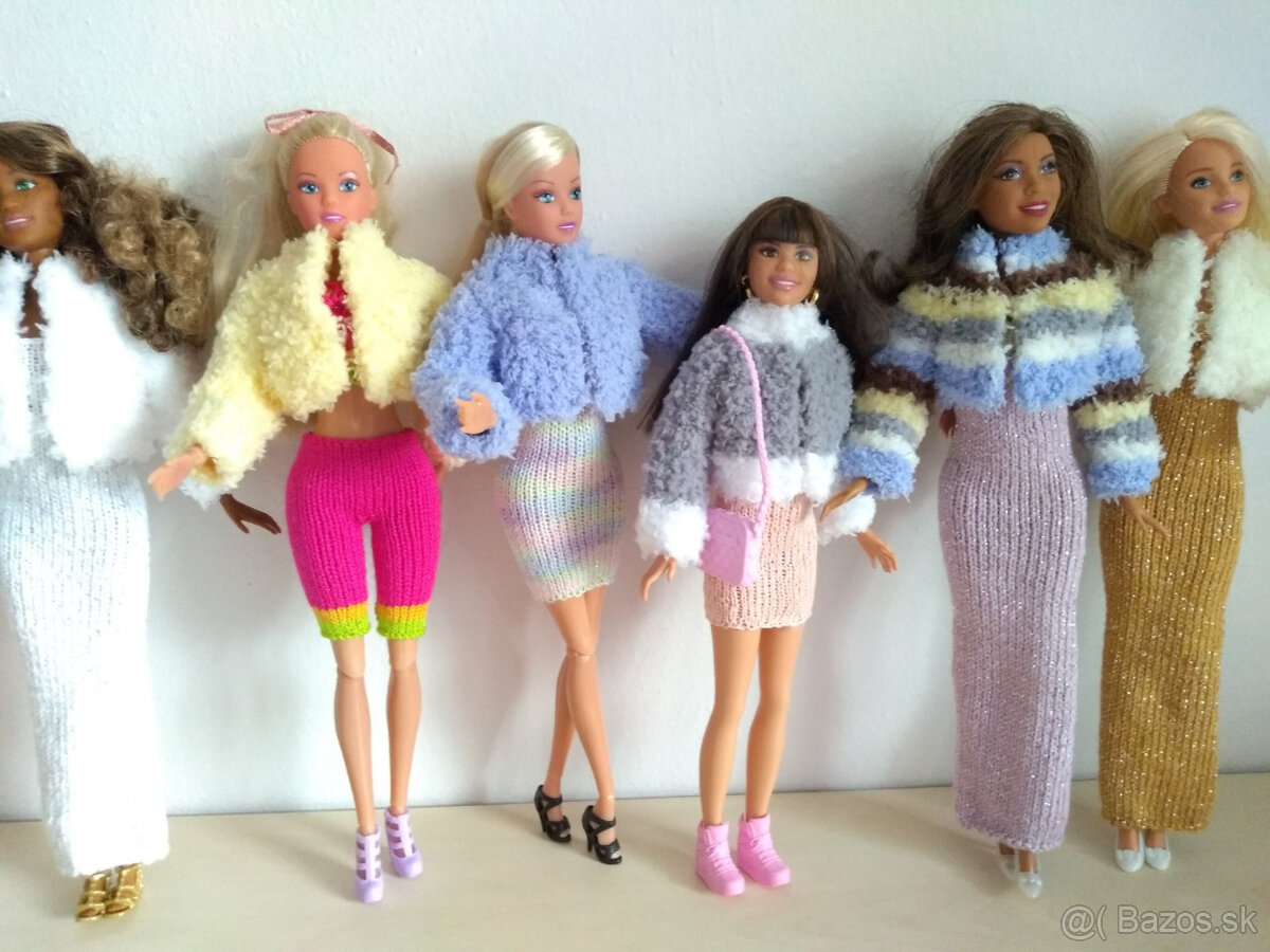 katáby šaty klobúky čiapky pre bábiky barbie ken stacie skip - 6