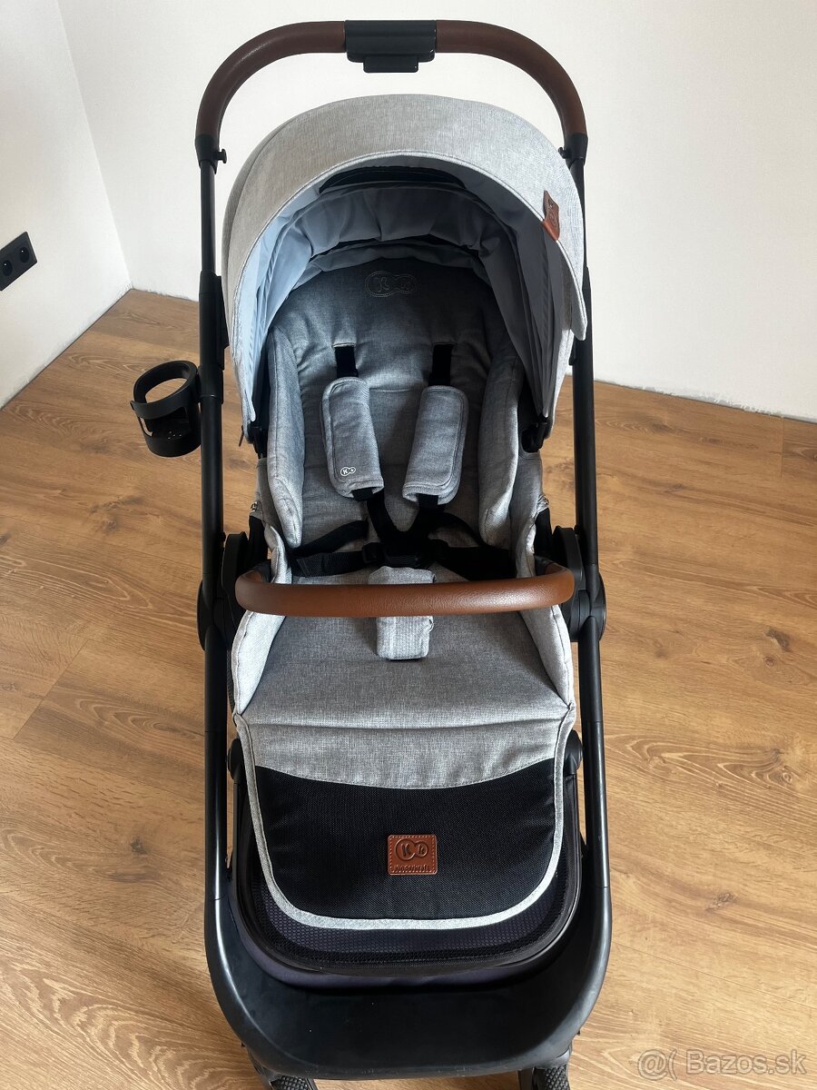 Kinderkraft Everyday 2v1 light grey s príslušenstvom - 6