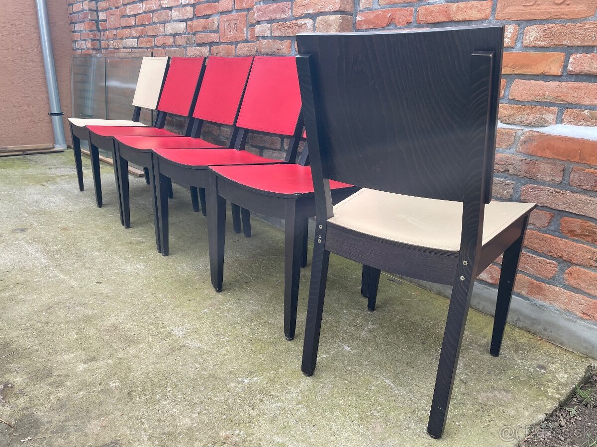 Masívne jedálenské stoličky – 25 ks – - 6