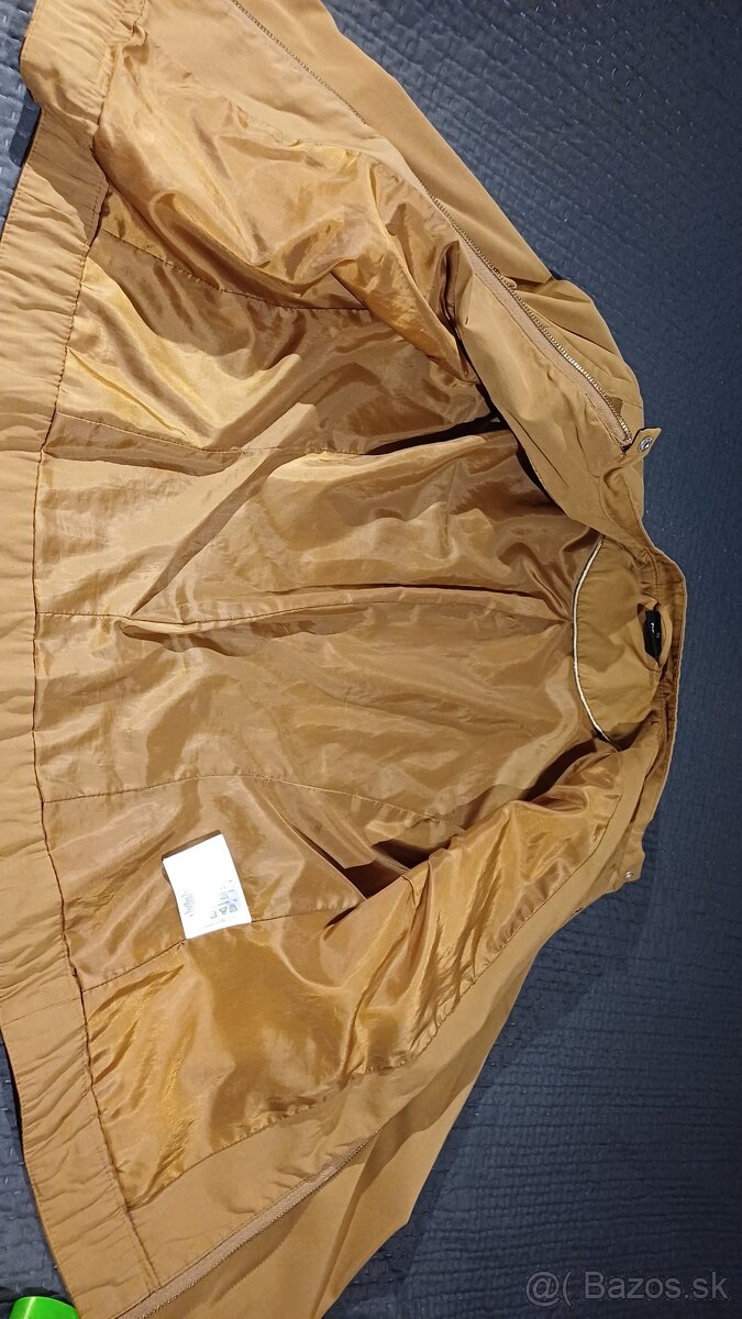 hnedá tenká bunda na zips - 6