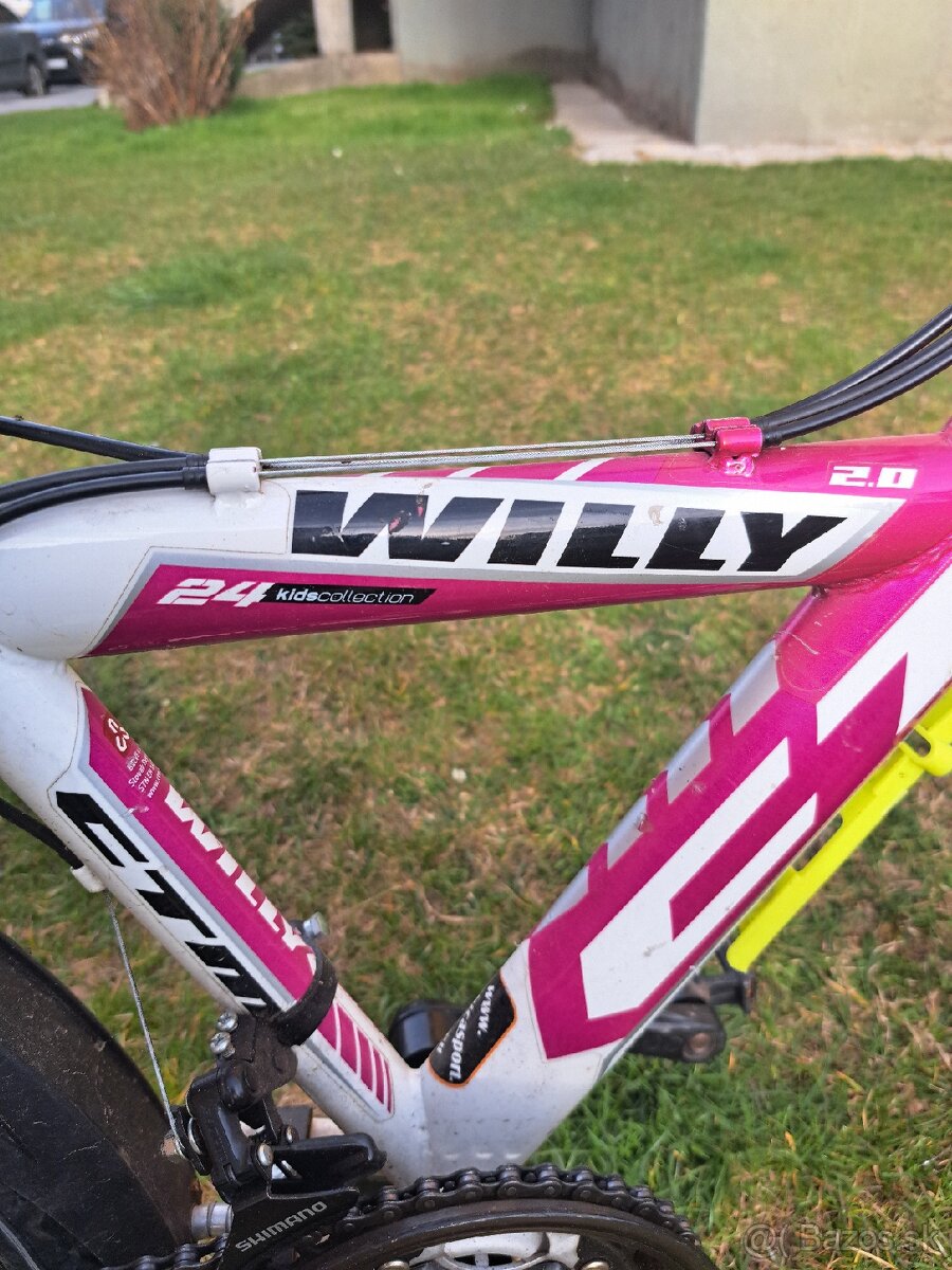 Dievčenský bicykel,CTM-Willy 24" - 6