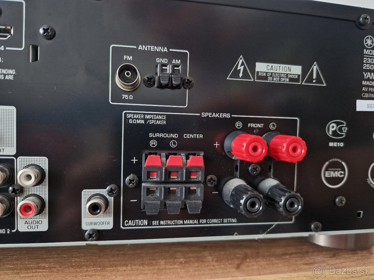 Yamaha rx-v371 5.1 receiver 5x100w - 6
