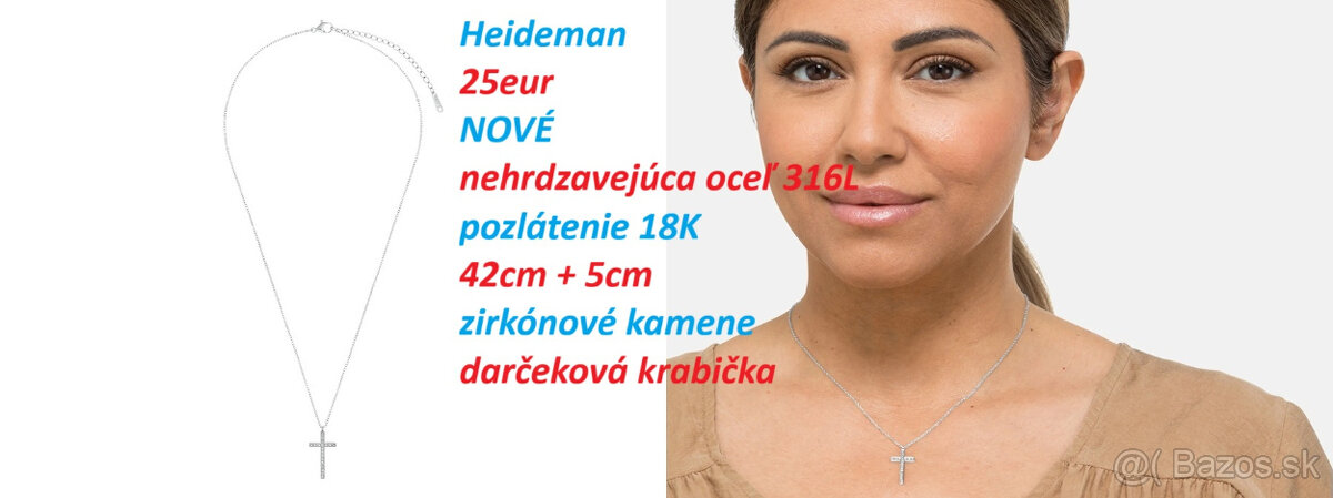 Náhrdelník s krížikom, Náramok s krížikom/bez krížika - 6