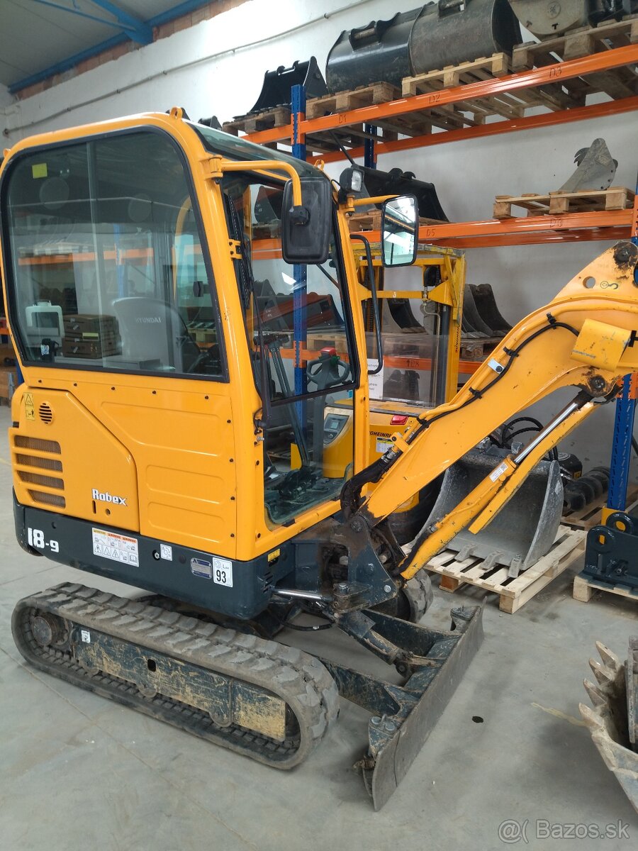 Bager 1,9 t, Hyundai R18-9Ak - predvádzací - 6