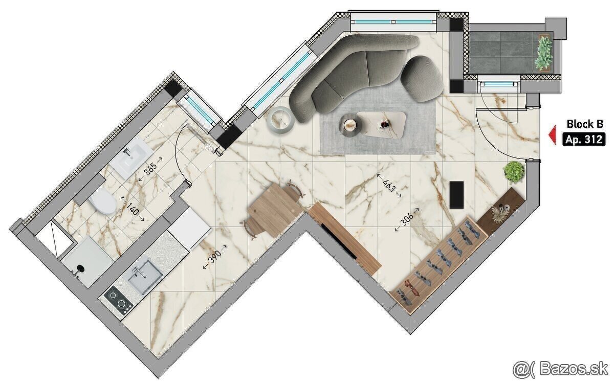 Apartmány Bulharsko NOVOSTAVBA - 6