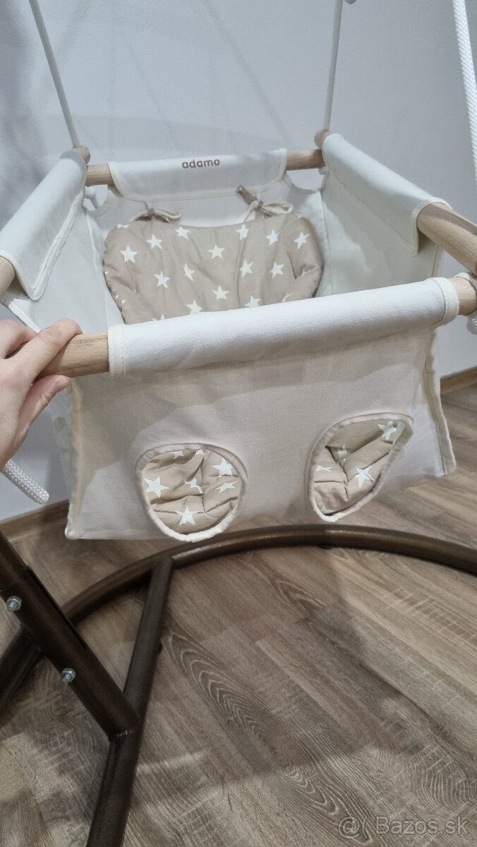 Hojdačka Adamo Baby Hammock so stojanom - 6