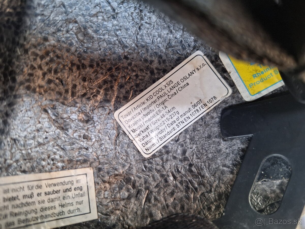 Detská cyklistická prilba veľ. XS/S - 6