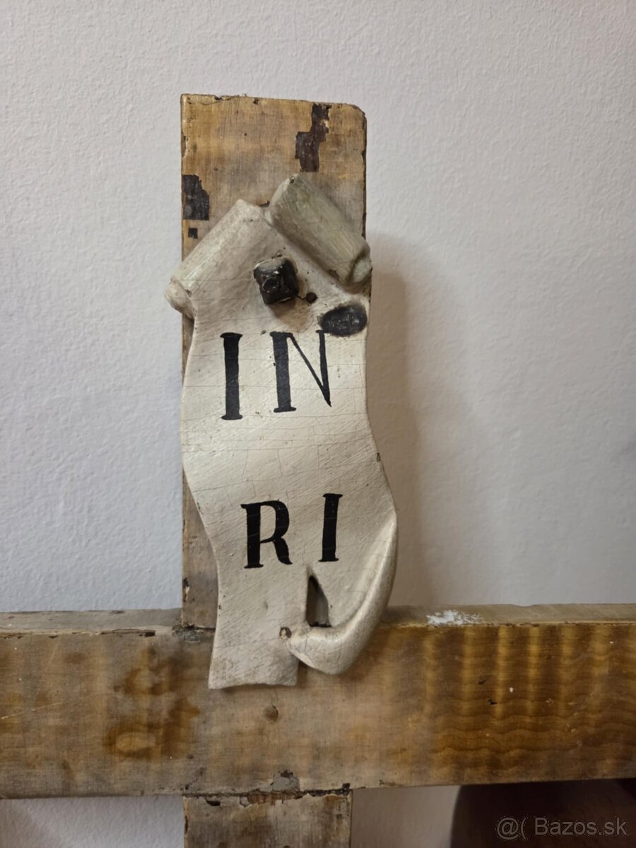 Drevený kríz s jezisom drevenym - 6