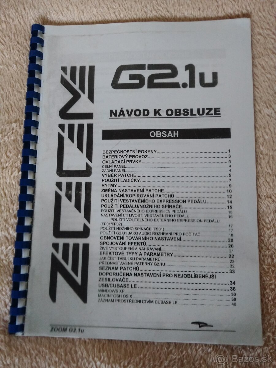 Predam multiefekt ZOOM G2.1u. - 6