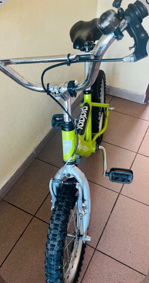 Detský bicykel Yedoo Pidapi ALU, veľkosť 16”, farba zelená - 6