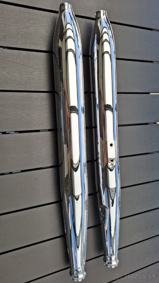 Chromované výfuky kyvacka, panelka, perak - 6